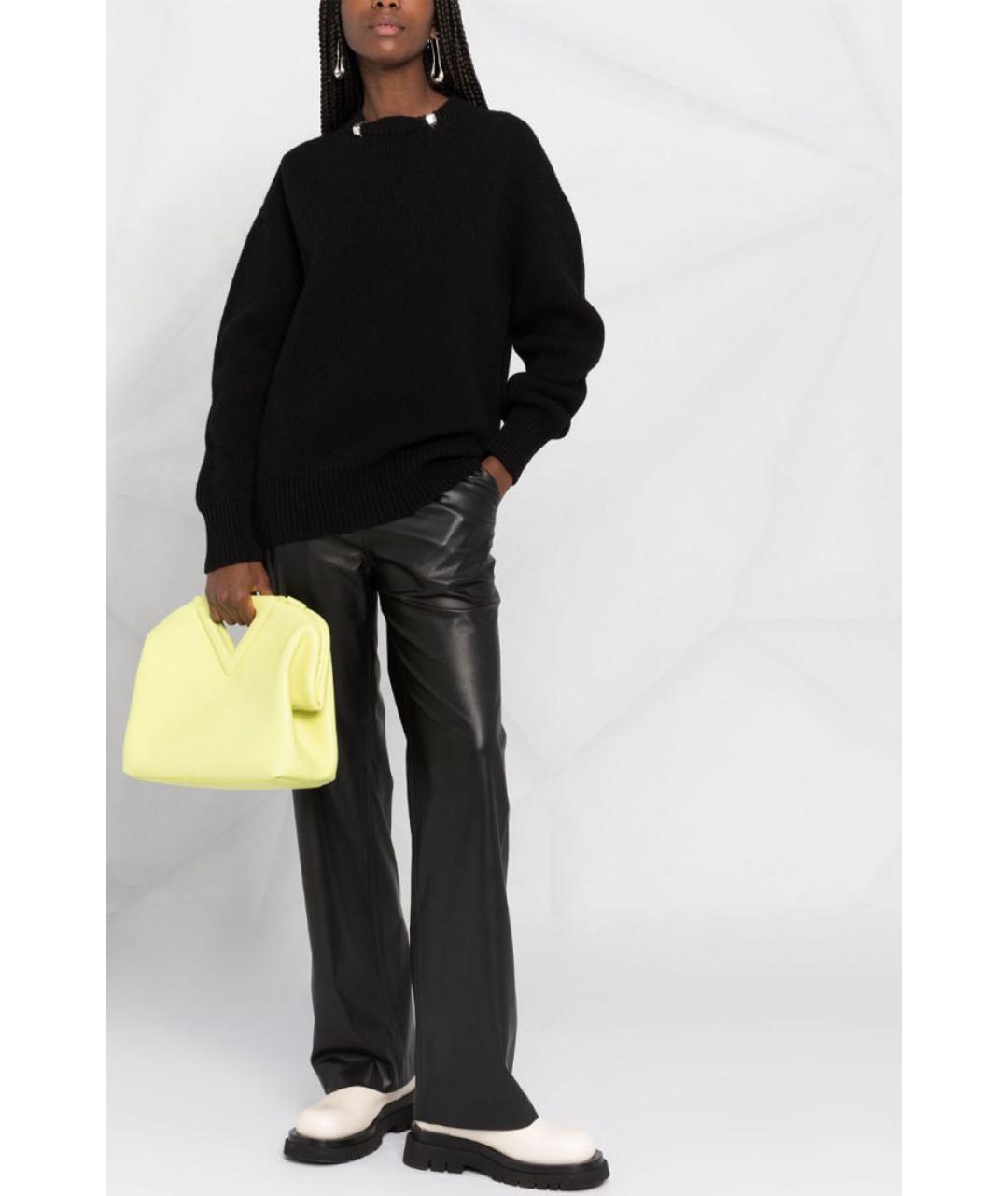 BOTTEGA VENETA Черный шерстяной джемпер / свитер, фото 3