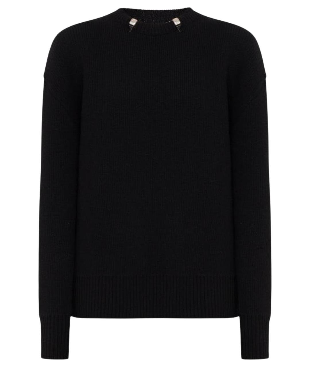 BOTTEGA VENETA Черный шерстяной джемпер / свитер, фото 1