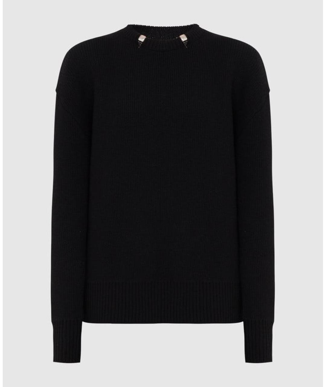 BOTTEGA VENETA Черный шерстяной джемпер / свитер, фото 8
