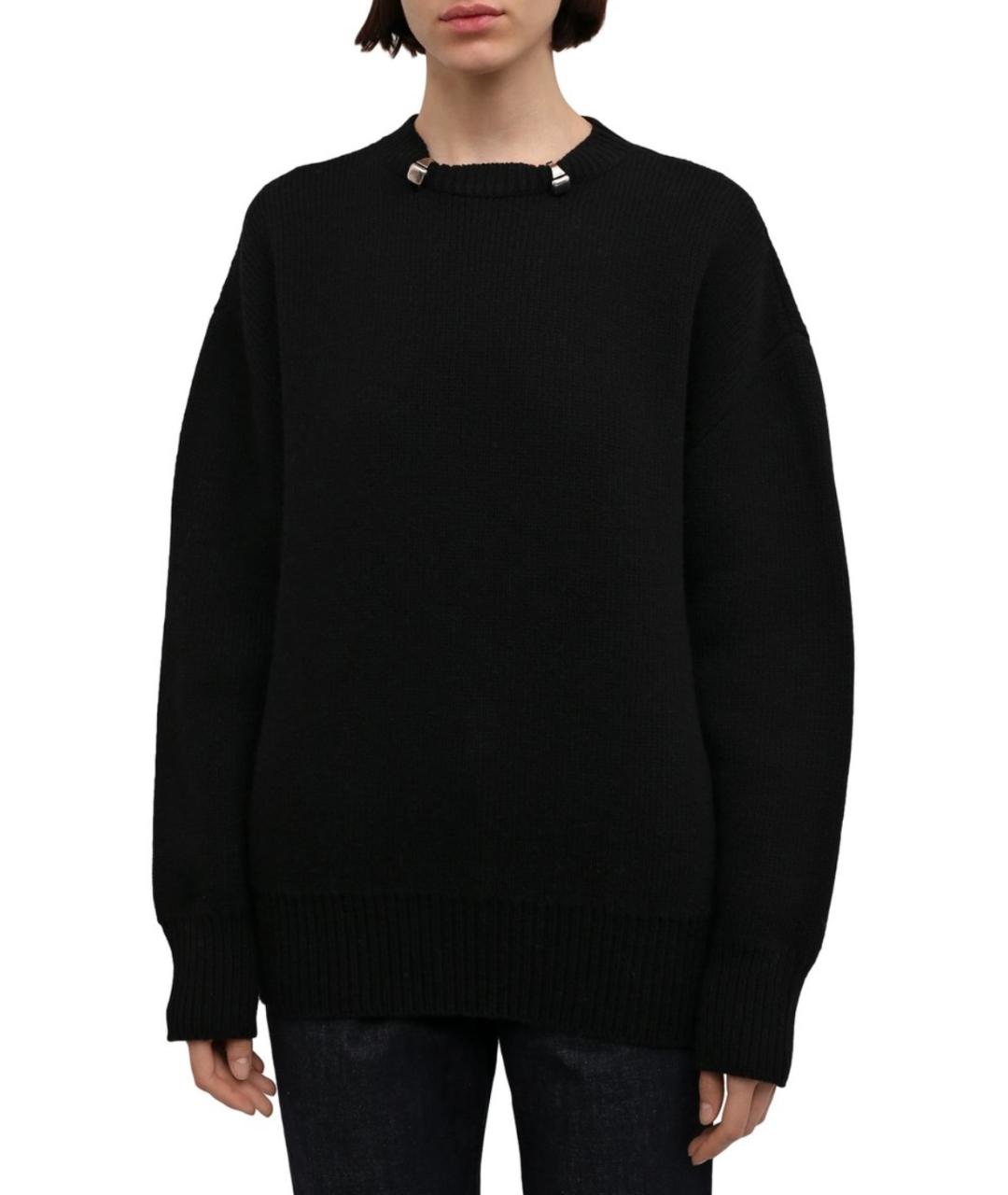 BOTTEGA VENETA Черный шерстяной джемпер / свитер, фото 5