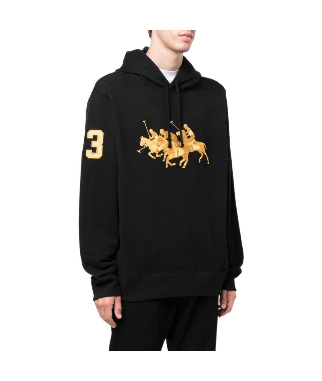 POLO RALPH LAUREN Черная хлопковая куртка, фото 2