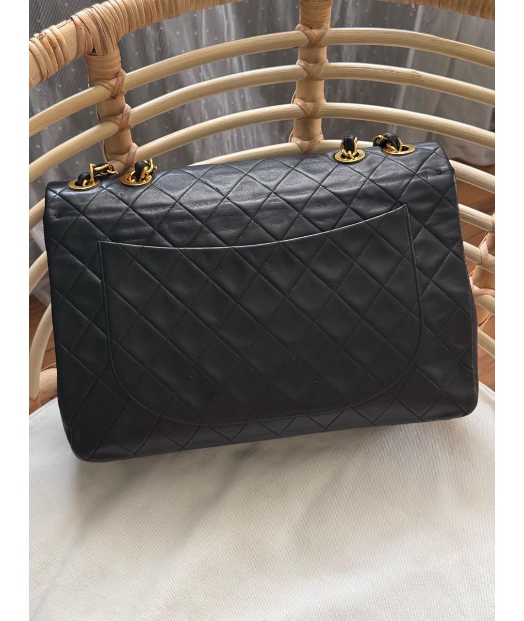 CHANEL Черная кожаная сумка через плечо, фото 2