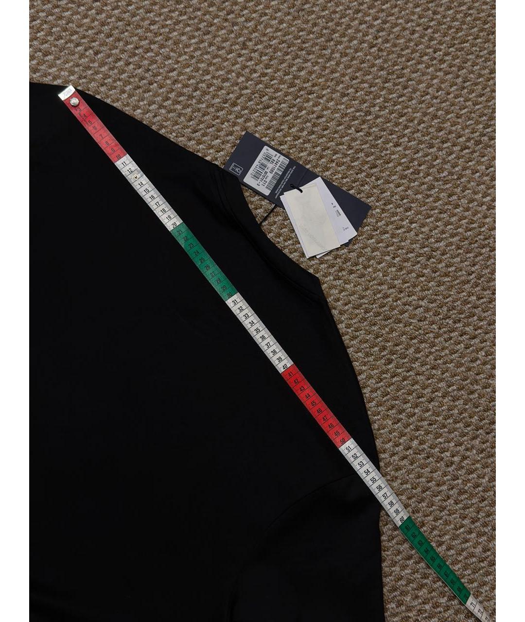 PAUL & SHARK Черная хлопковая футболка, фото 8