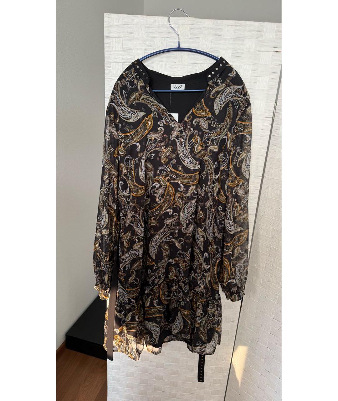 LIU JO Мульти полиэстеровое повседневное платье, фото 3