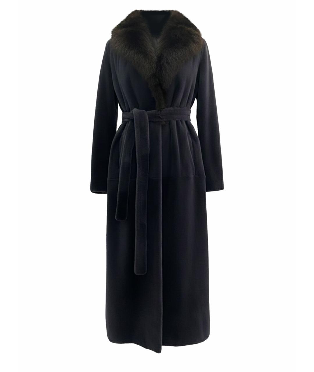 MANZONI 24 Серая меховая шуба, фото 1