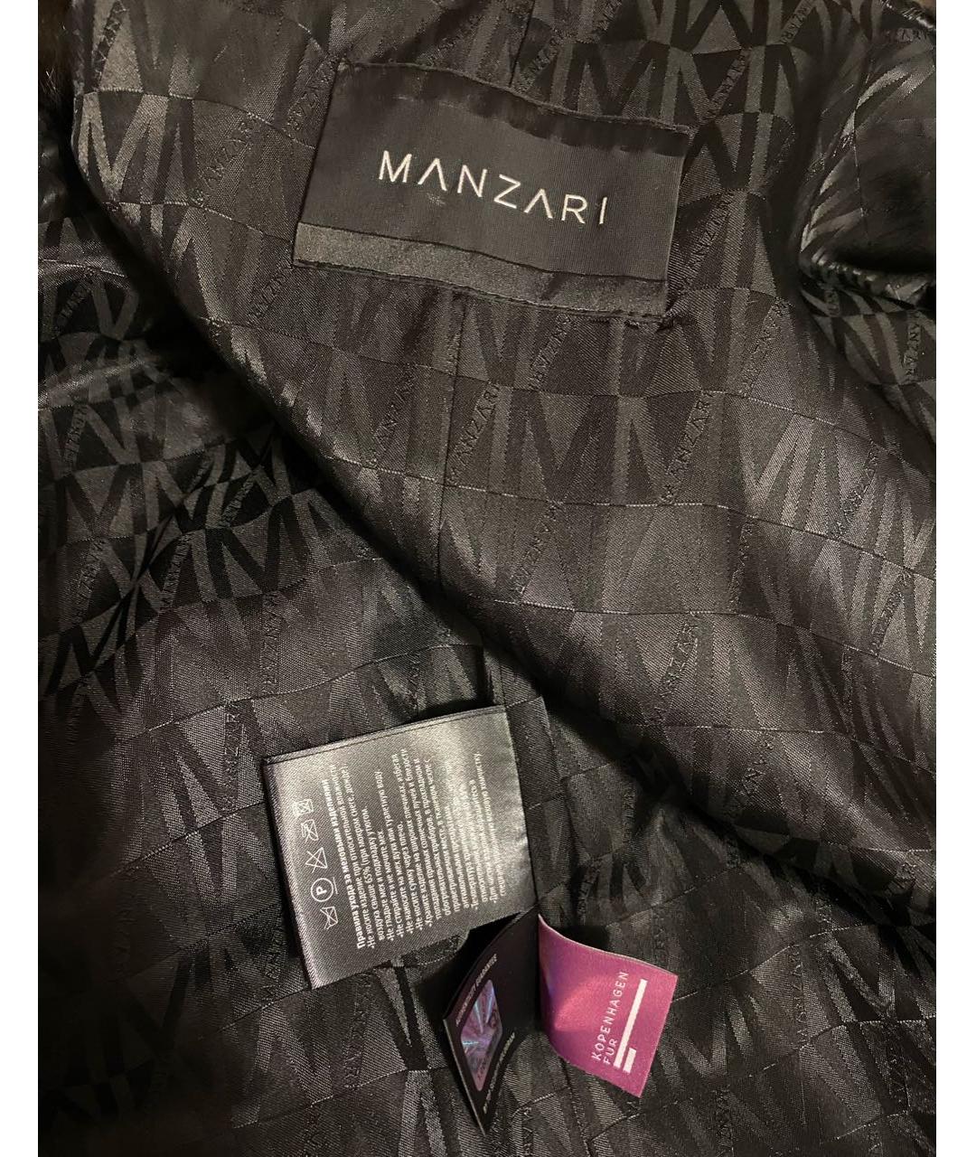 MANZONI 24 Серая меховая шуба, фото 8