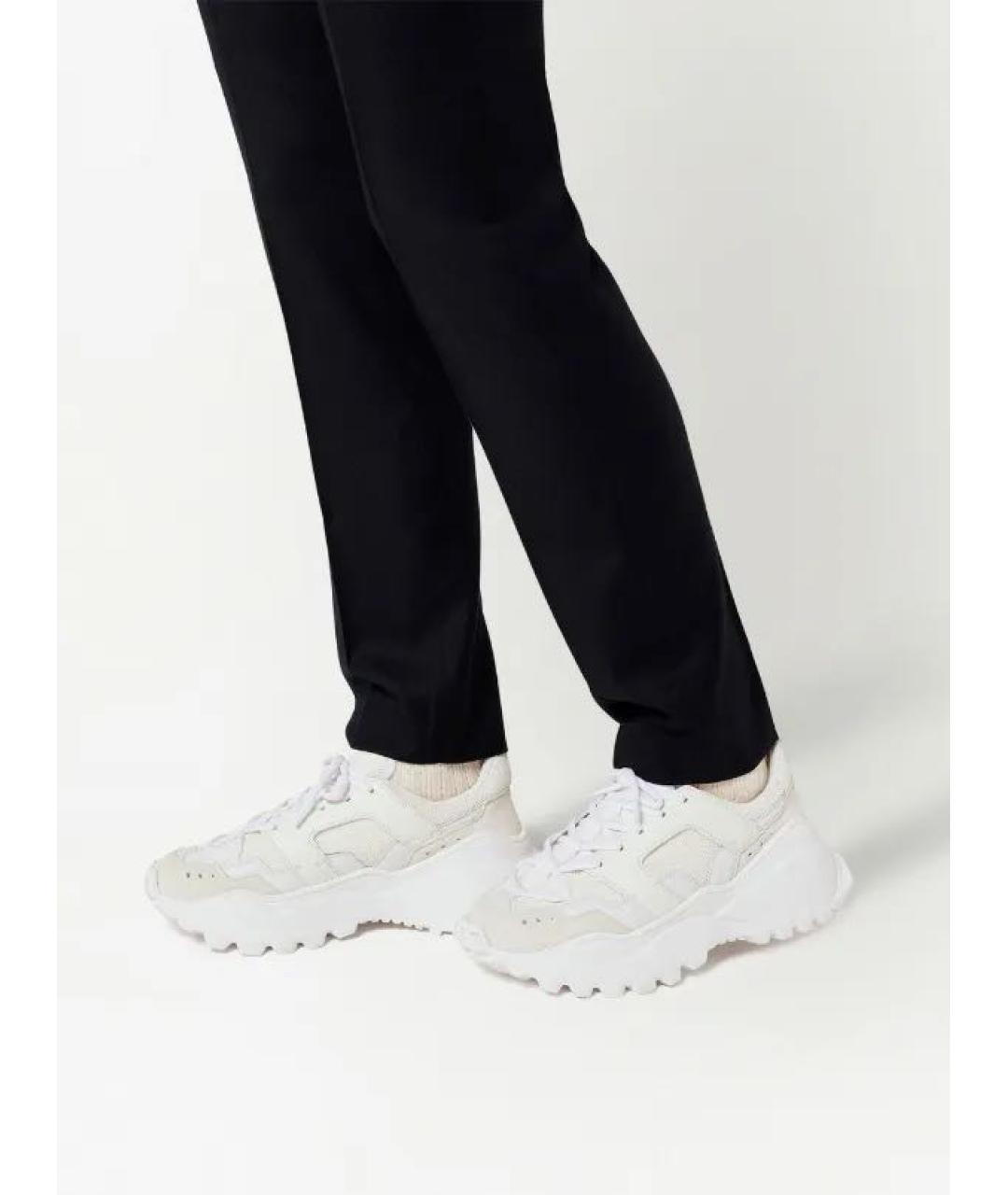 Ami Paris Белые кожаные кроссовки, фото 4