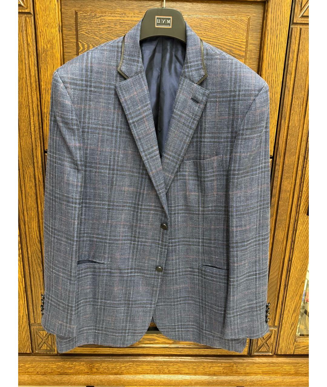 BRIONI Синий шелковый пиджак, фото 8