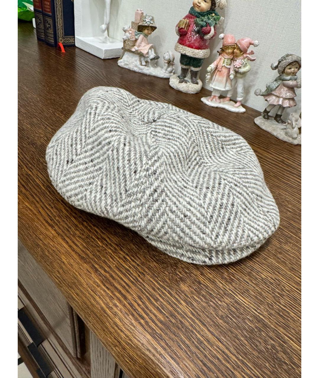 BRUNELLO CUCINELLI Бежевая шерстяная кепка/бейсболка, фото 3