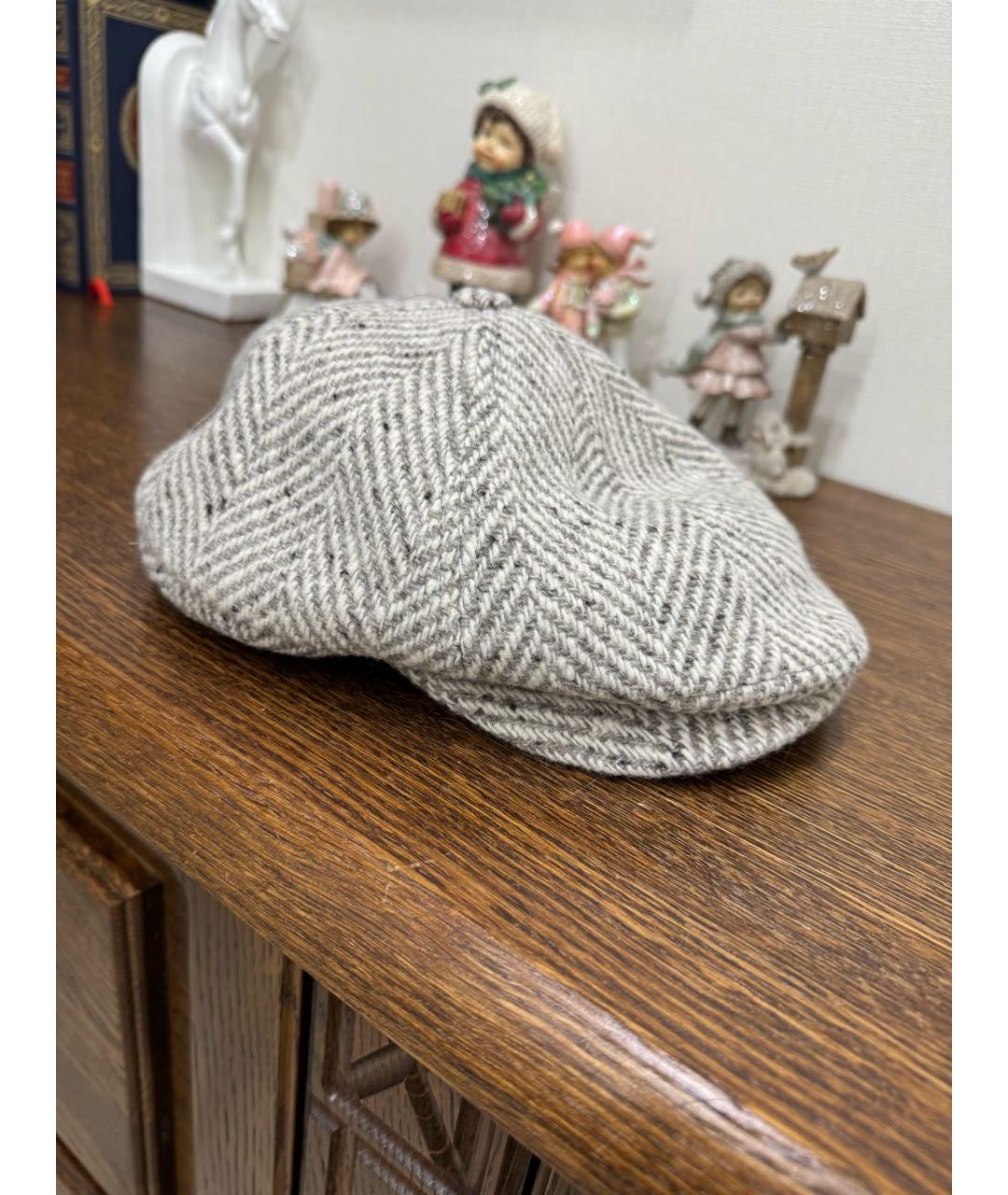 BRUNELLO CUCINELLI Бежевая шерстяная кепка/бейсболка, фото 2