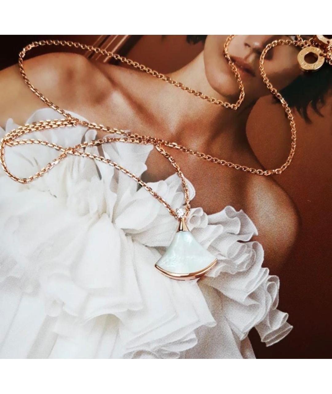 BVLGARI Золотое колье из розового золота, фото 6