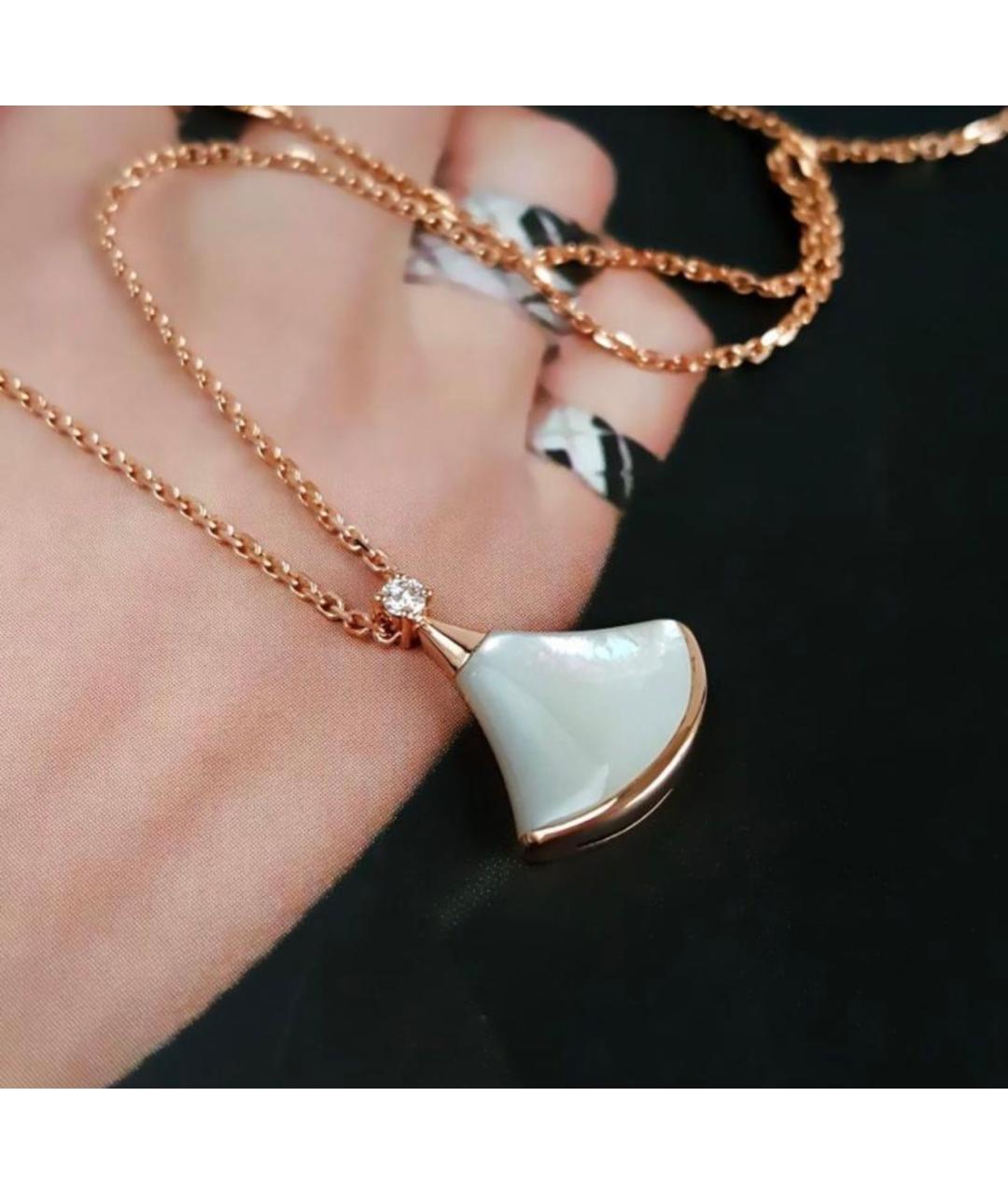BVLGARI Золотое колье из розового золота, фото 3