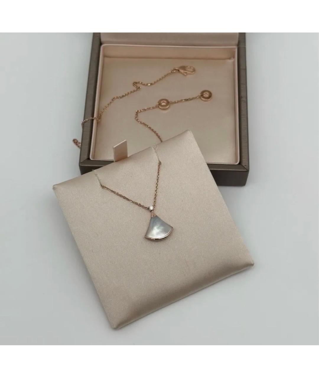 BVLGARI Золотое колье из розового золота, фото 2