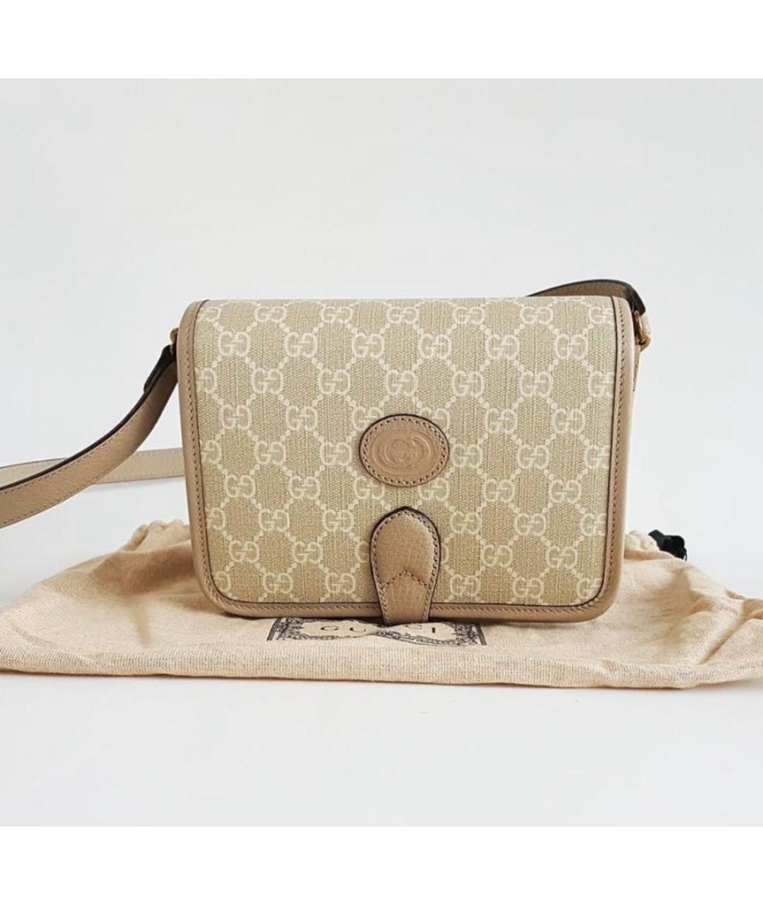 GUCCI Бежевая сумка через плечо, фото 3
