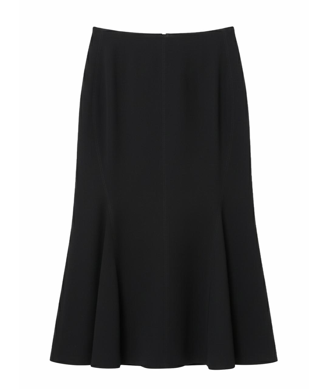 BALENCIAGA Черная полиэстеровая юбка миди, фото 1