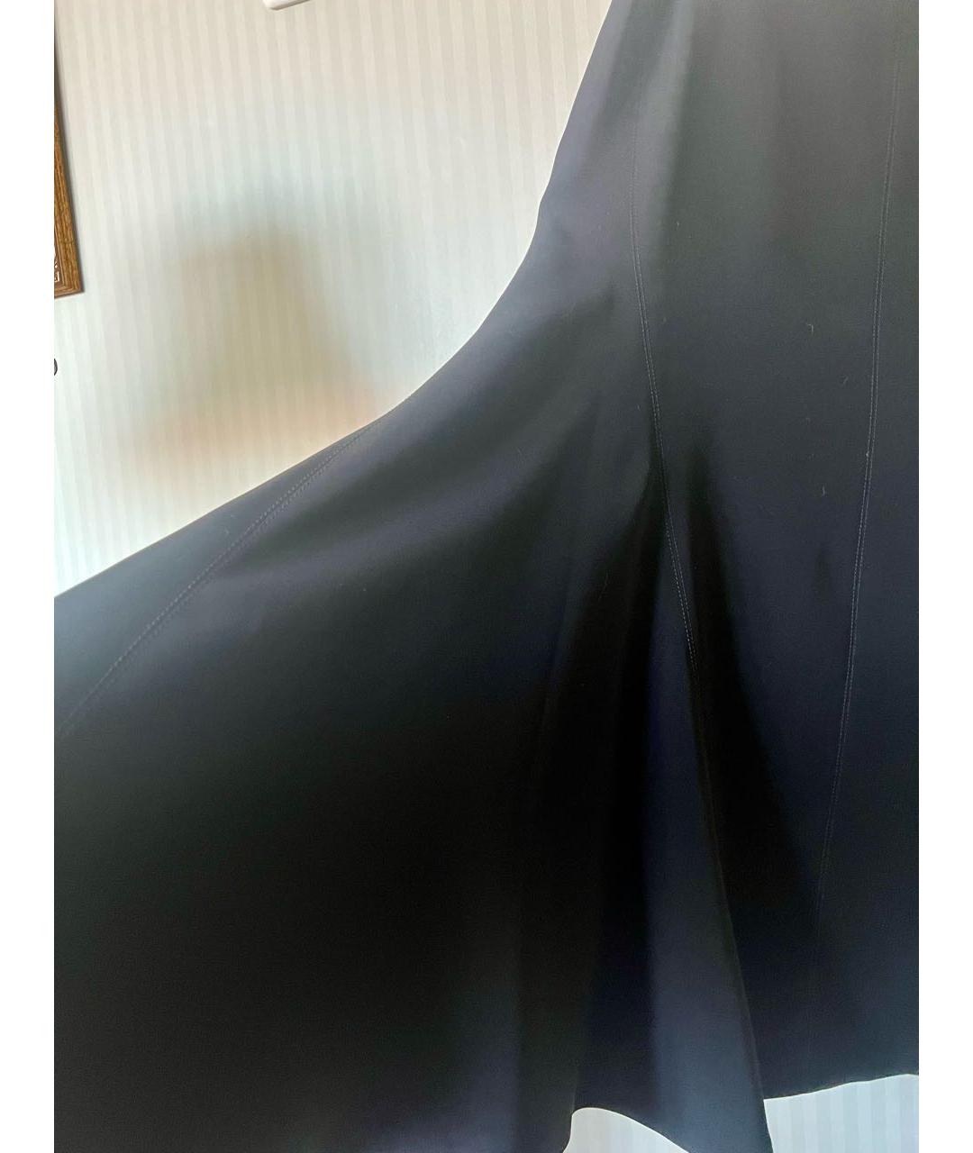 BALENCIAGA Черная полиэстеровая юбка миди, фото 3