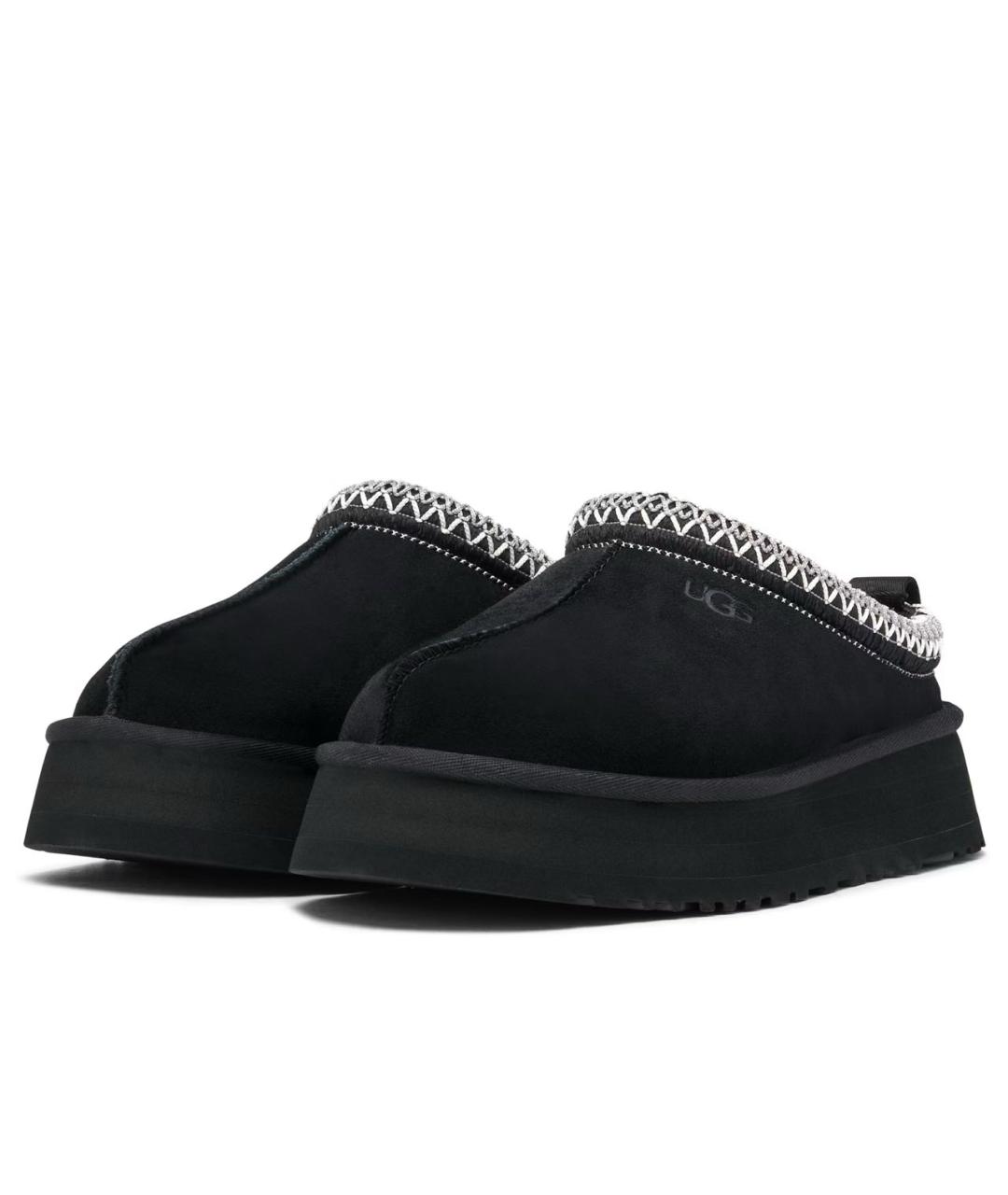 UGG AUSTRALIA Черные замшевые сабо, фото 6