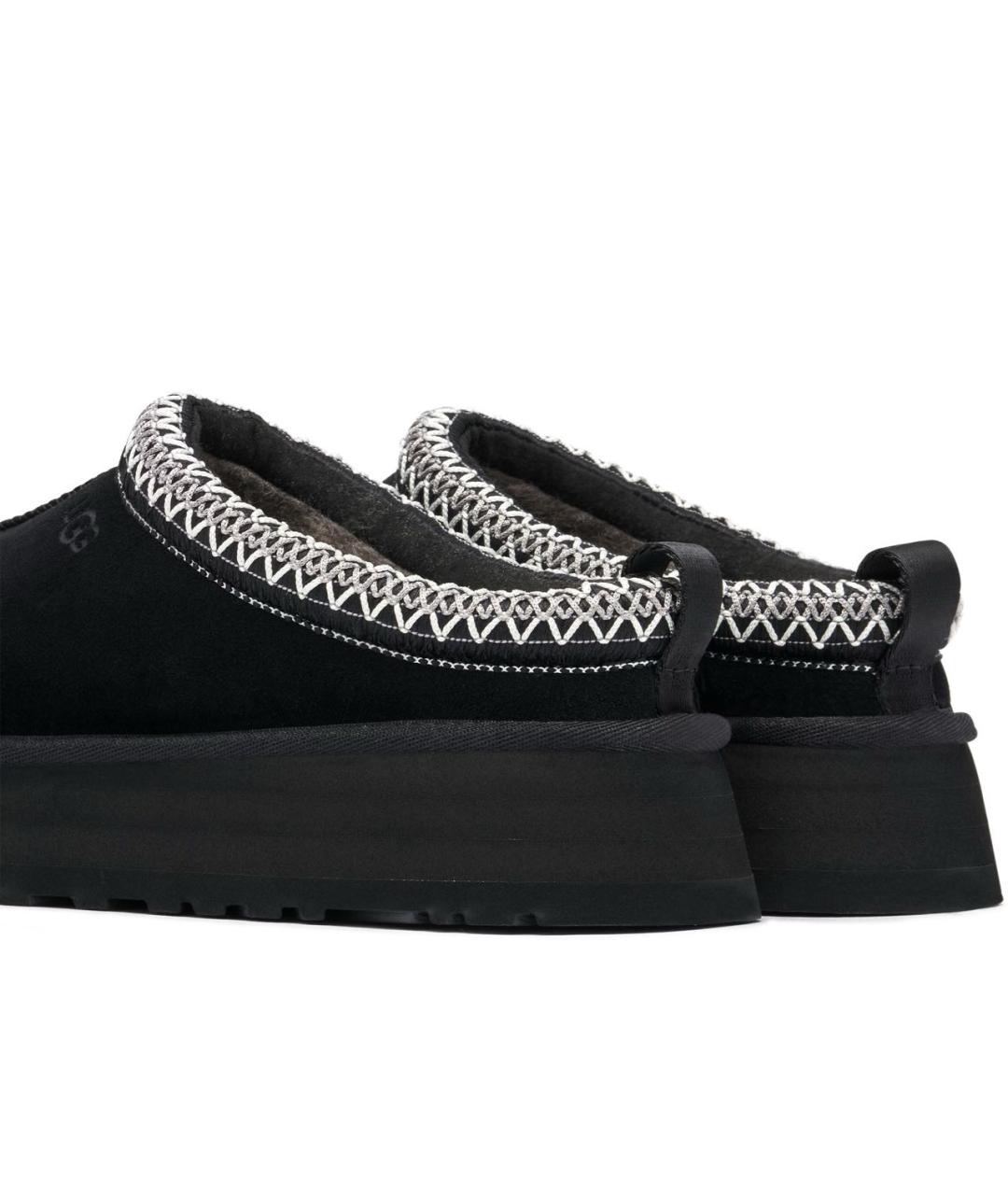 UGG AUSTRALIA Черные замшевые сабо, фото 3