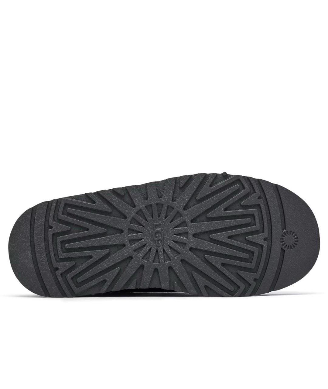 UGG AUSTRALIA Черные замшевые сабо, фото 7