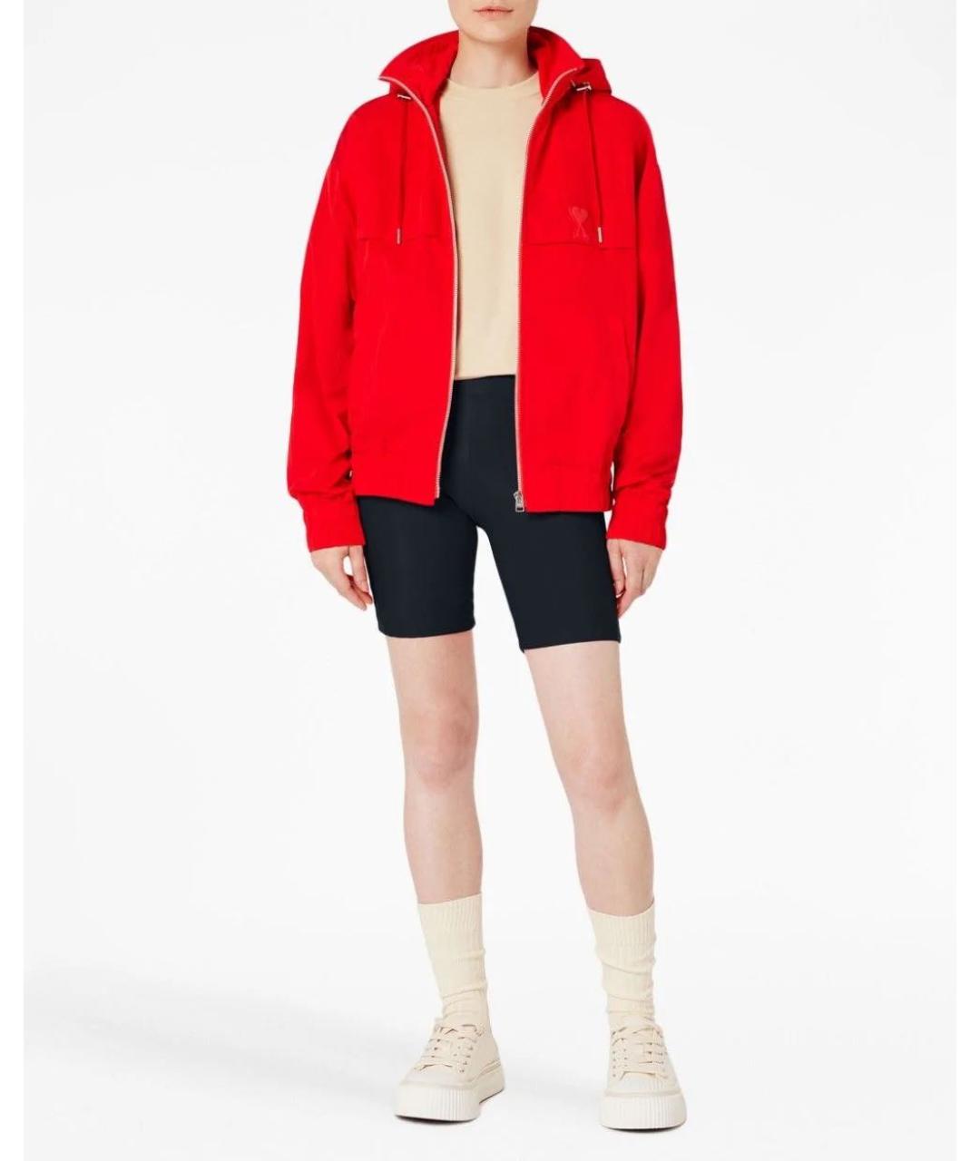 Ami Paris Черные полиамидовые спортивные брюки и шорты, фото 3