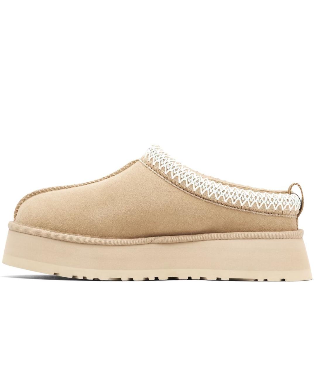 UGG AUSTRALIA Бежевые замшевые сабо, фото 8