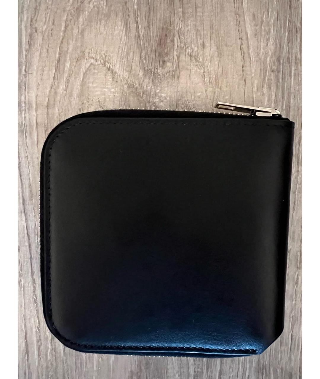 ACNE STUDIOS Черный кожаный кошелек, фото 5
