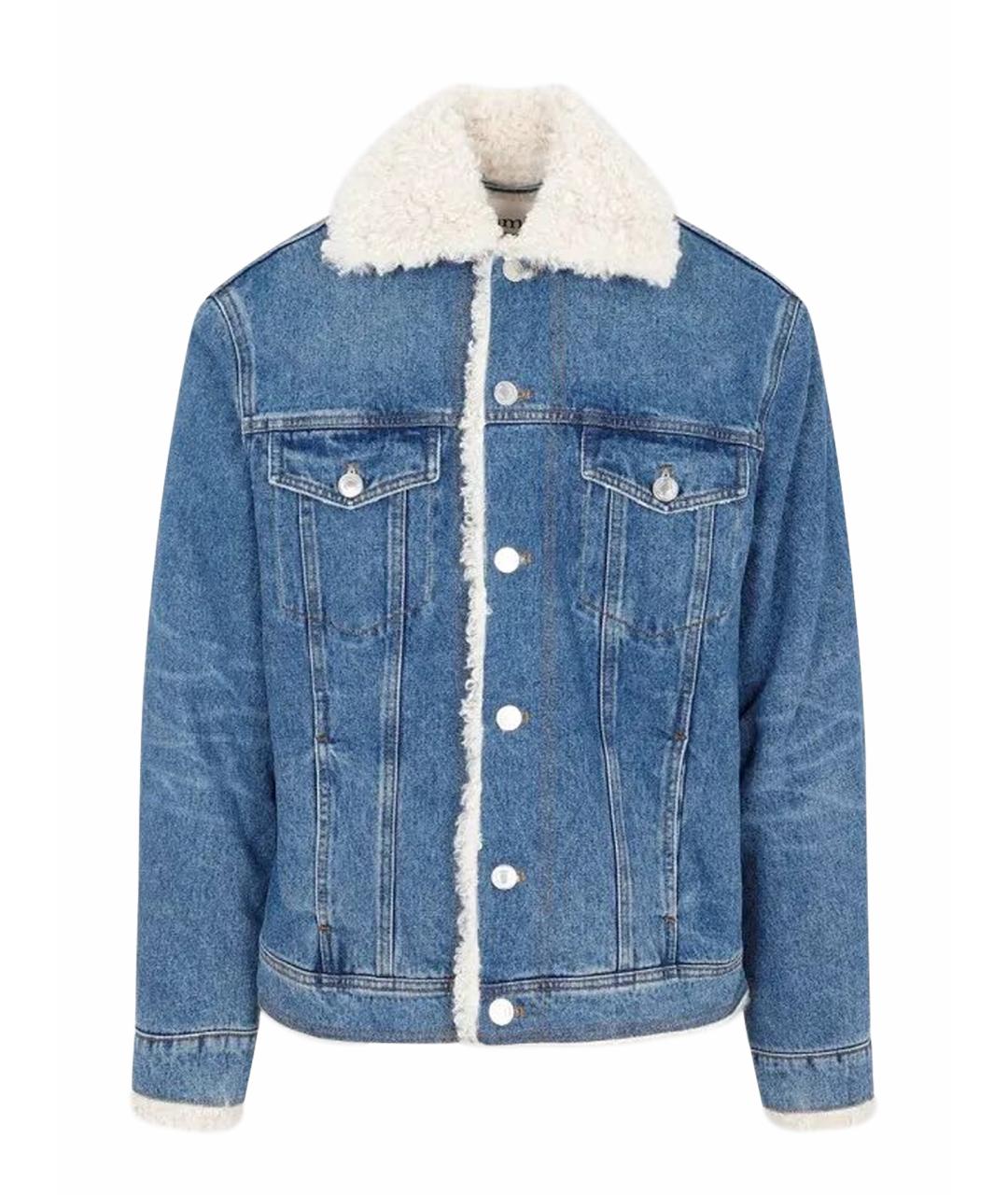 Ami Paris Голубая хлопковая куртка, фото 1