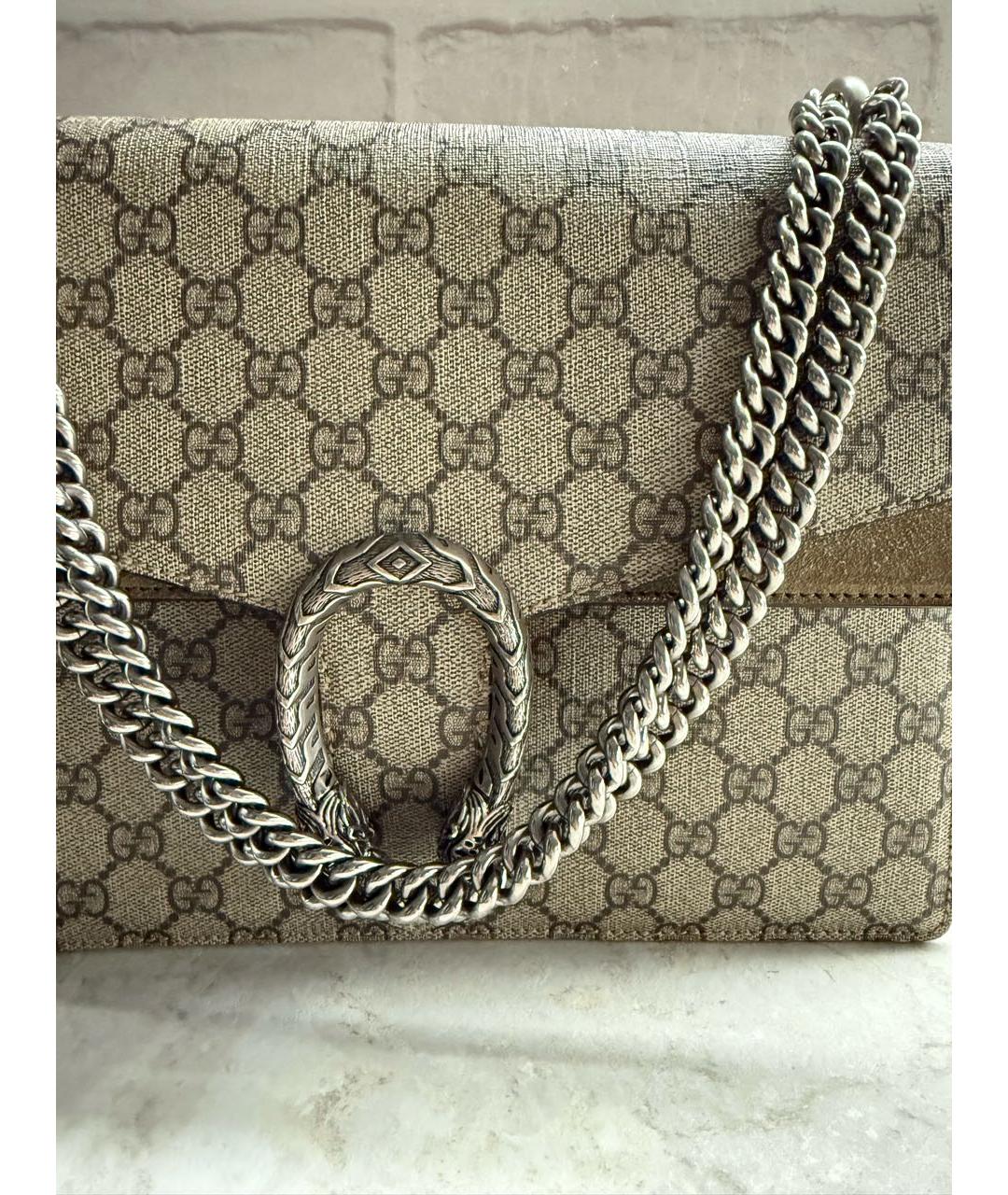 GUCCI Коричневая сумка через плечо, фото 6