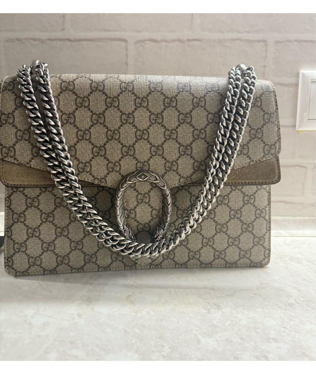 GUCCI Коричневая сумка через плечо, фото 7