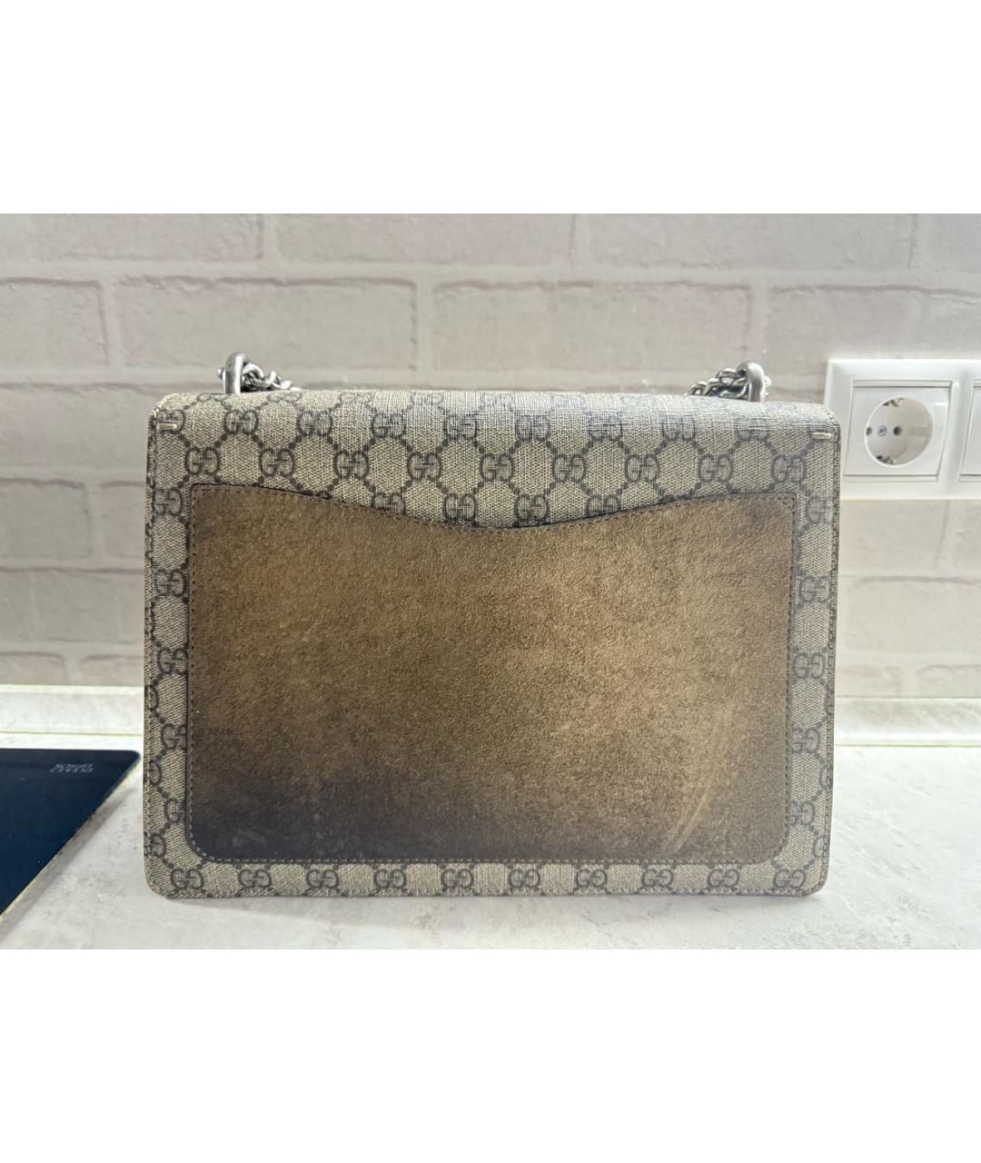 GUCCI Коричневая сумка через плечо, фото 3