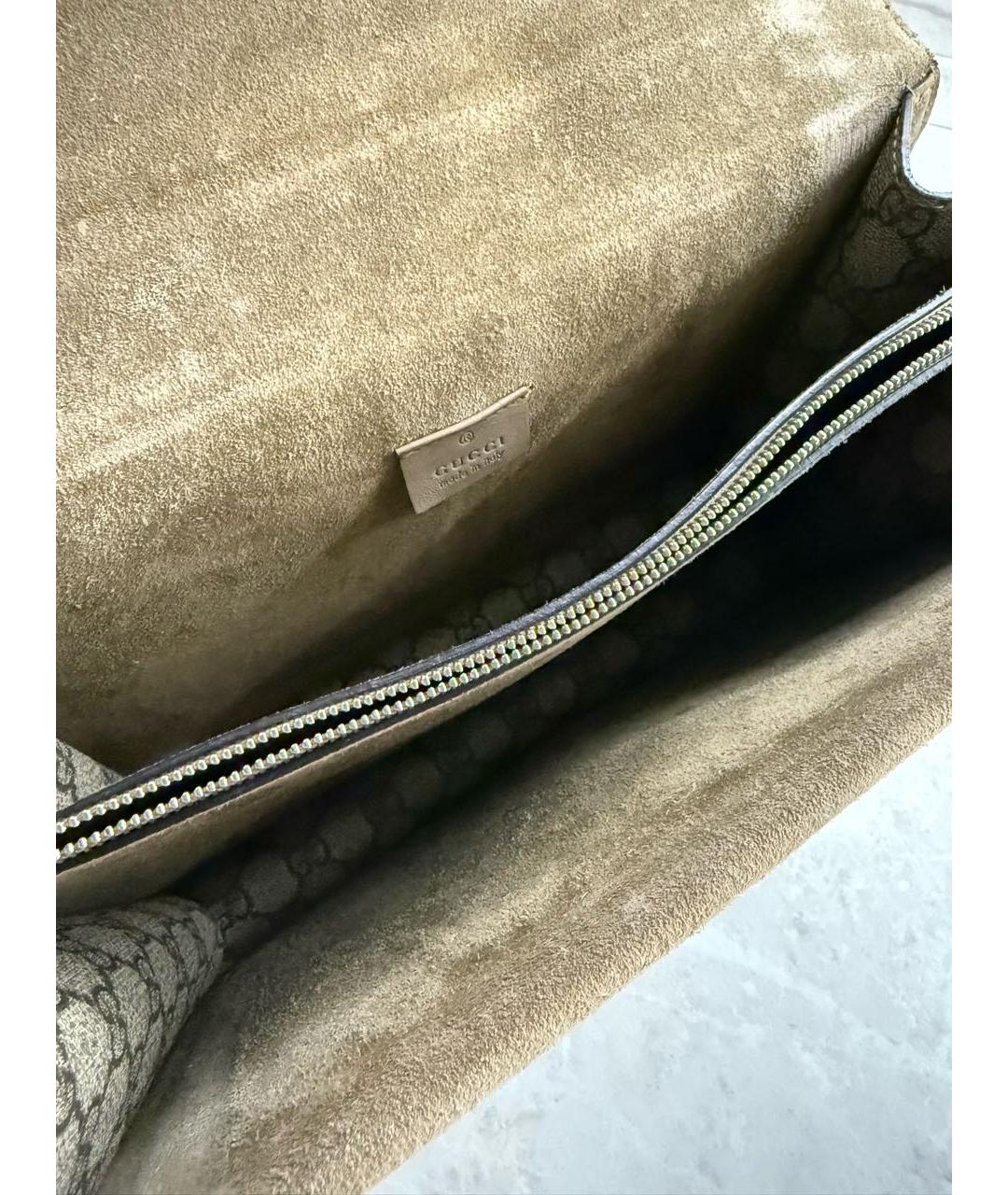 GUCCI Коричневая сумка через плечо, фото 4