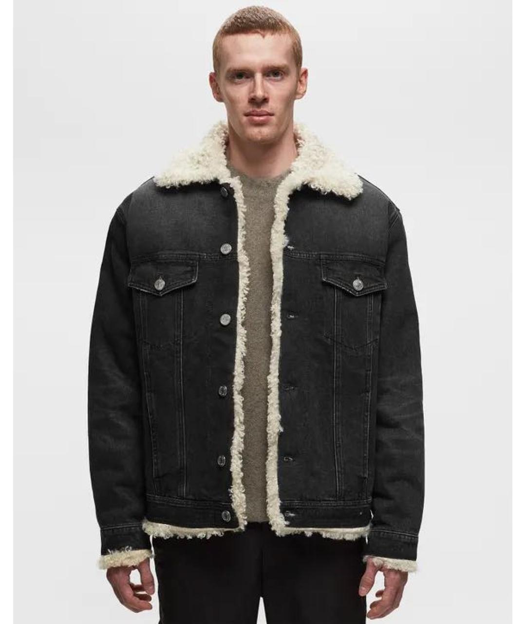 Ami Paris Антрацитовая хлопковая куртка, фото 2