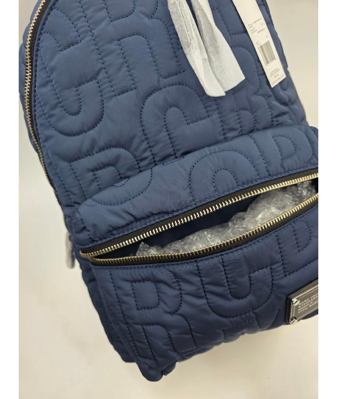 MARC JACOBS Темно-синий тканевый рюкзак, фото 8