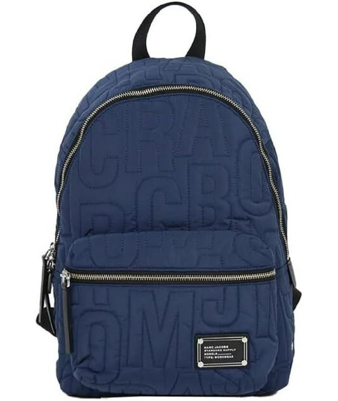 MARC JACOBS Темно-синий тканевый рюкзак, фото 10