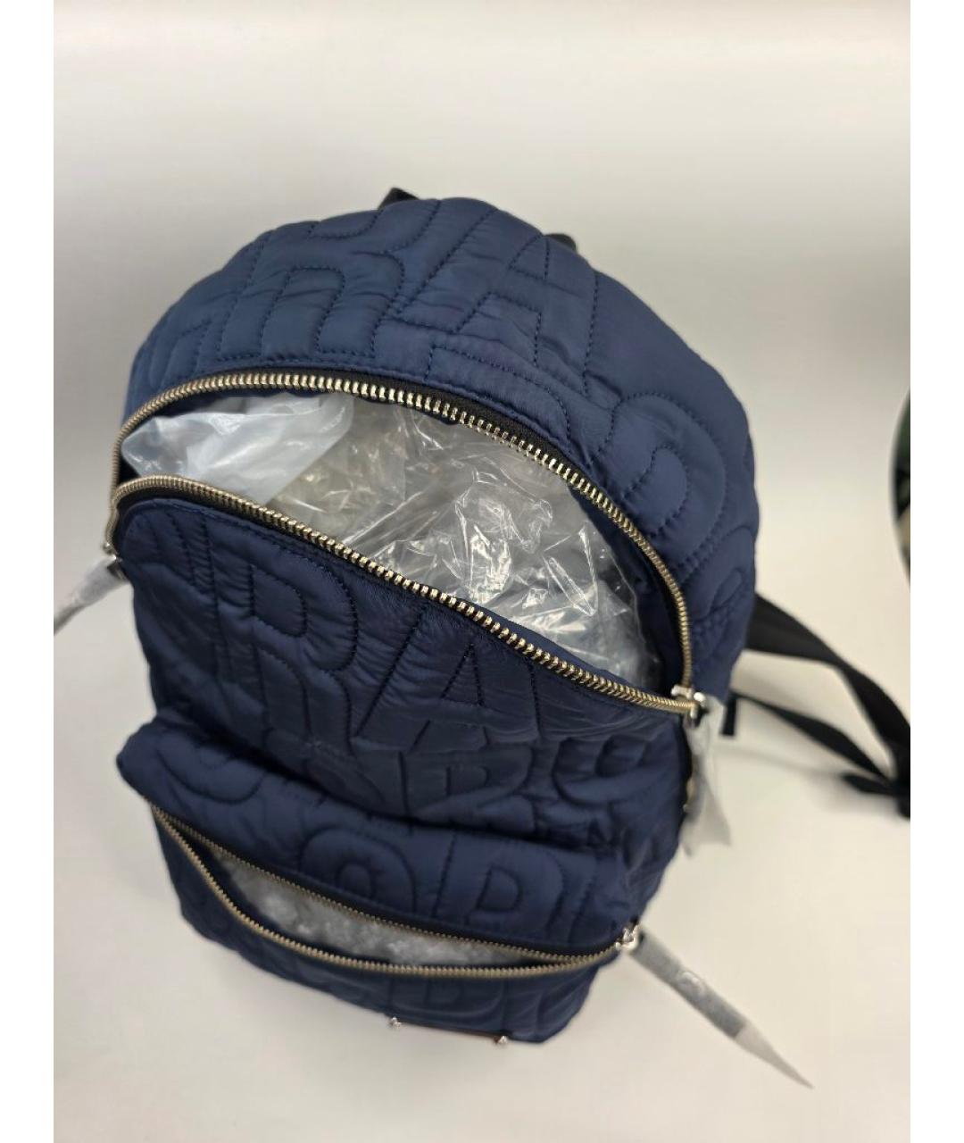 MARC JACOBS Темно-синий тканевый рюкзак, фото 9