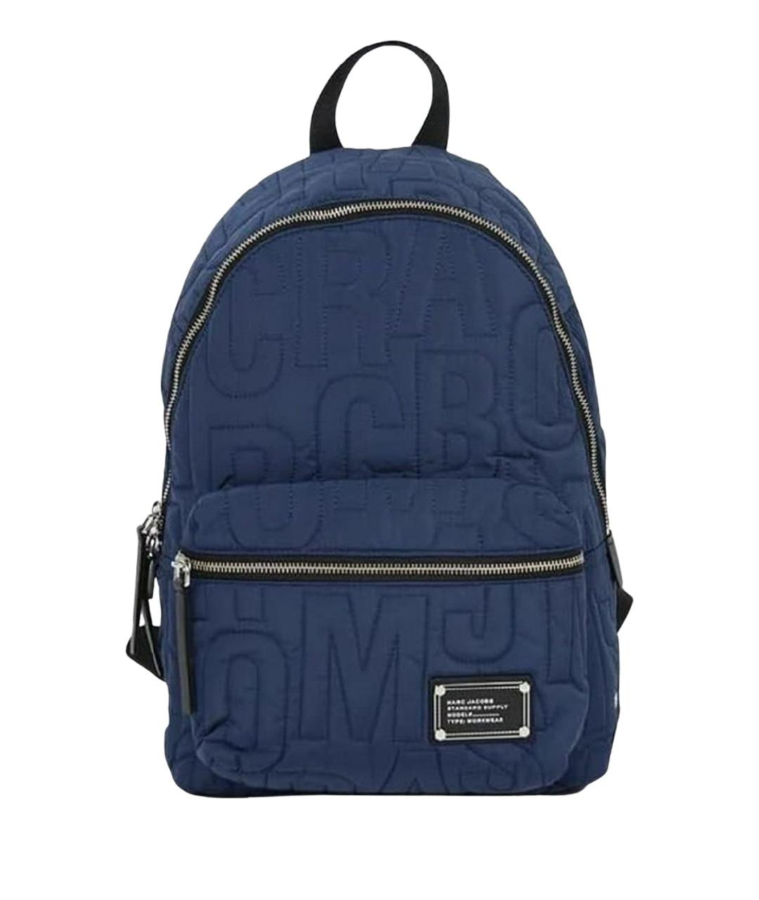 MARC JACOBS Темно-синий тканевый рюкзак, фото 1