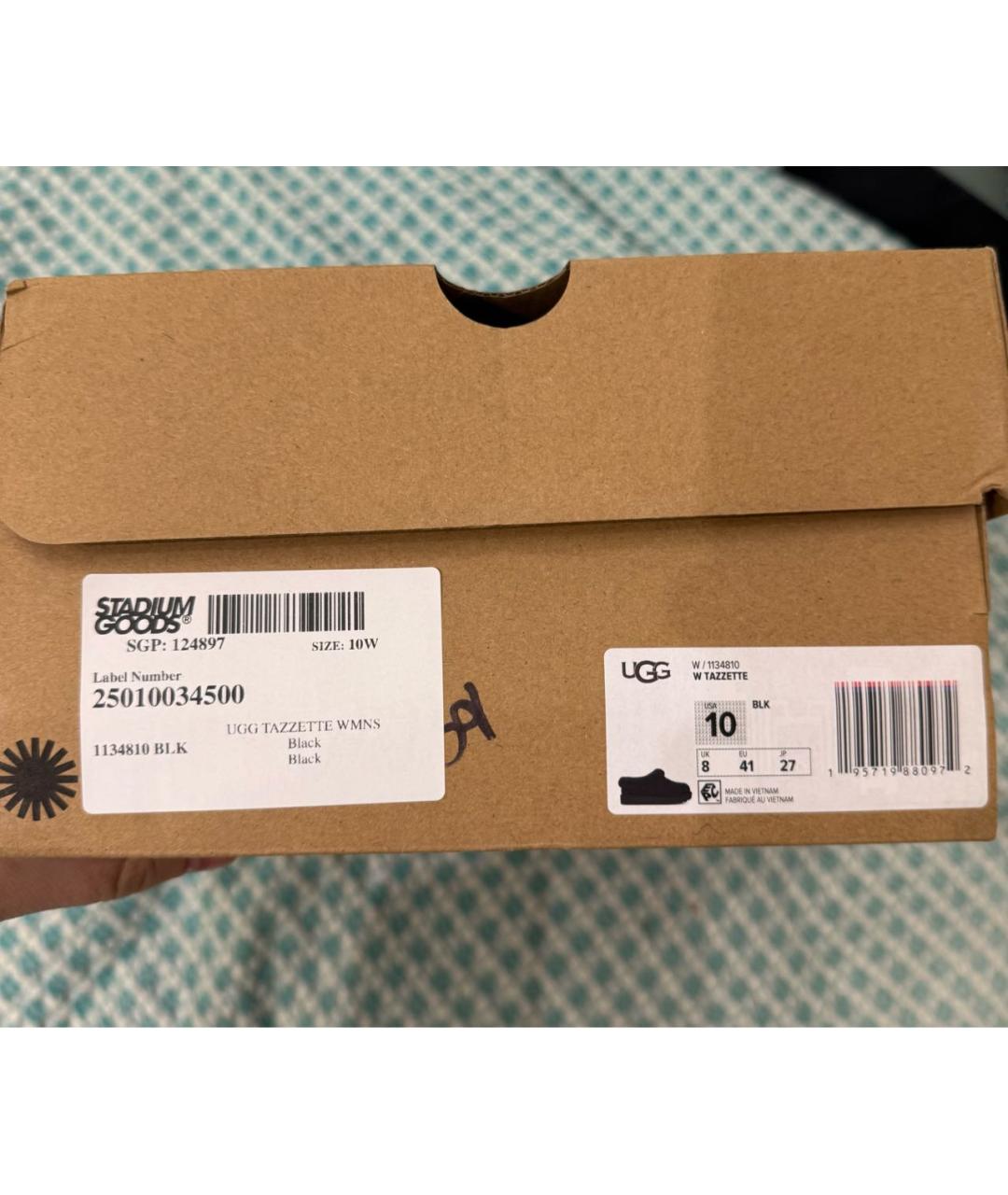 UGG AUSTRALIA Черные замшевые мюли, фото 2