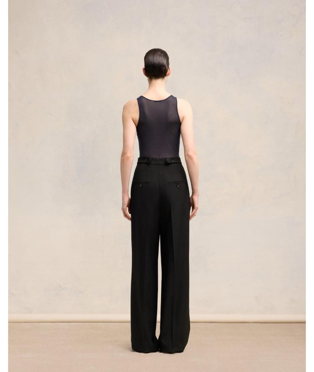 Ami Paris Черные брюки широкие, фото 4