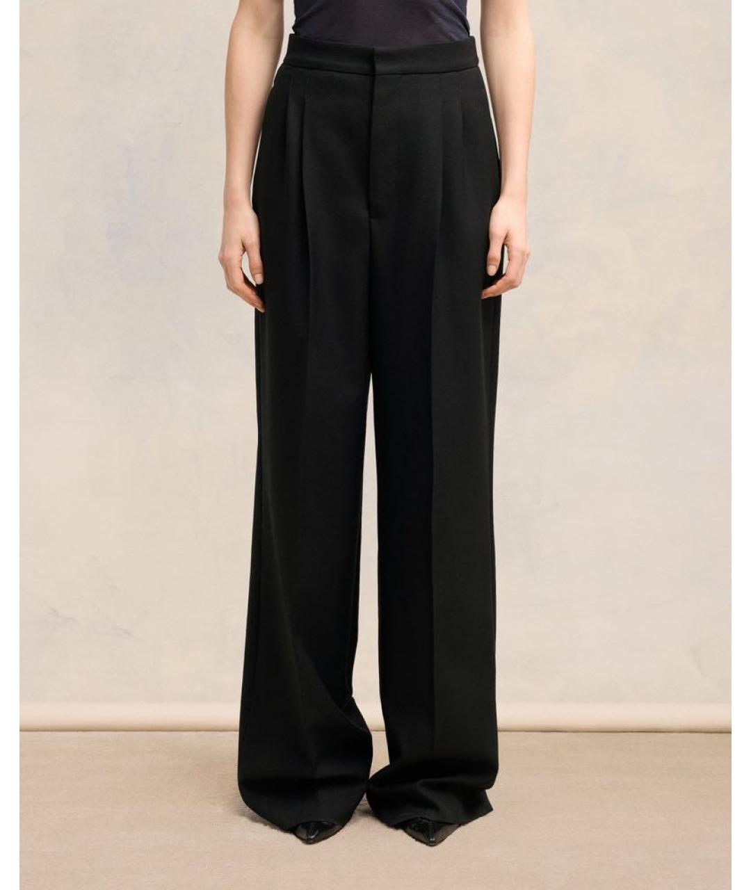 Ami Paris Черные брюки широкие, фото 3