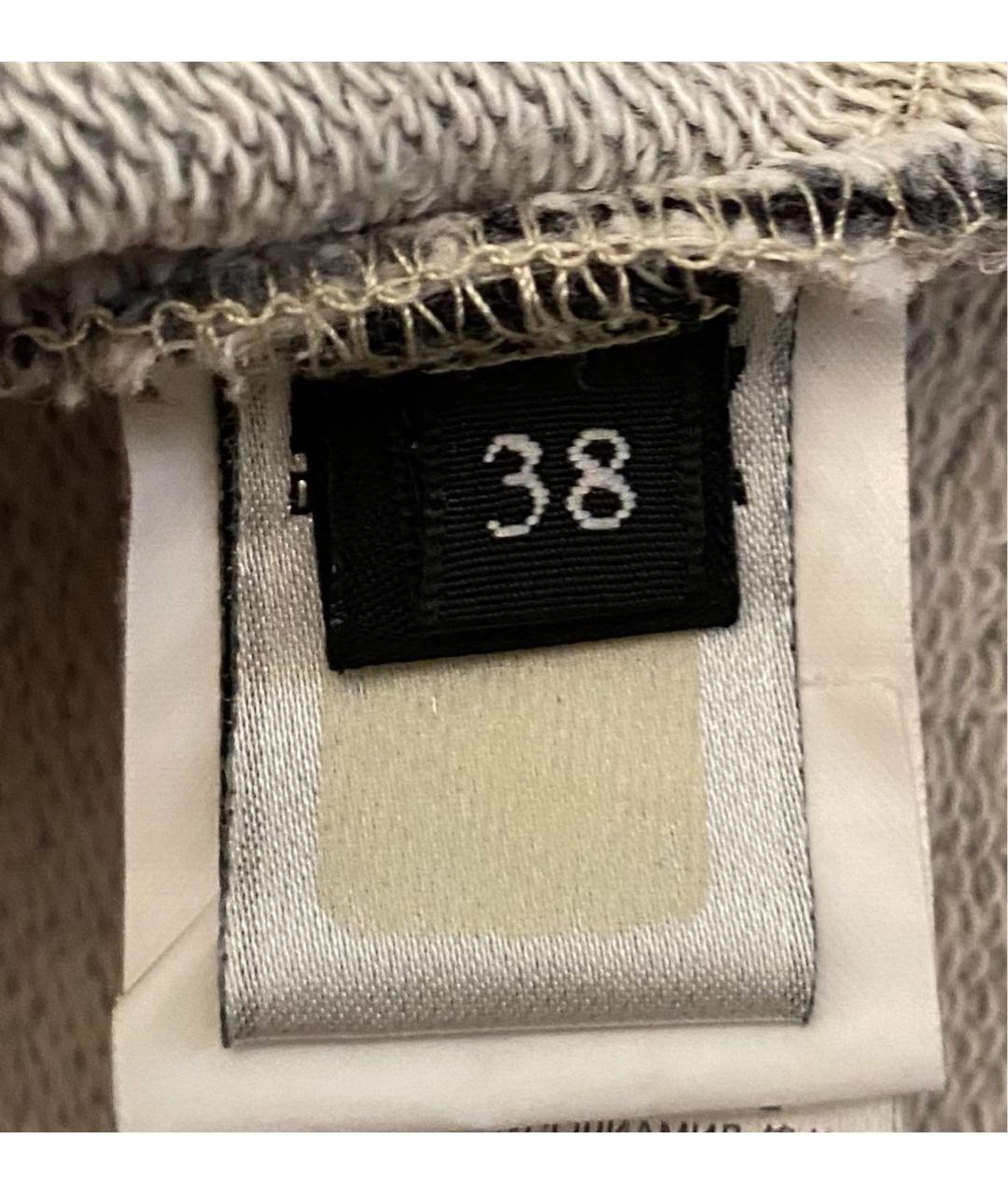 DOLCE&GABBANA Серое хлопковое повседневное платье, фото 6