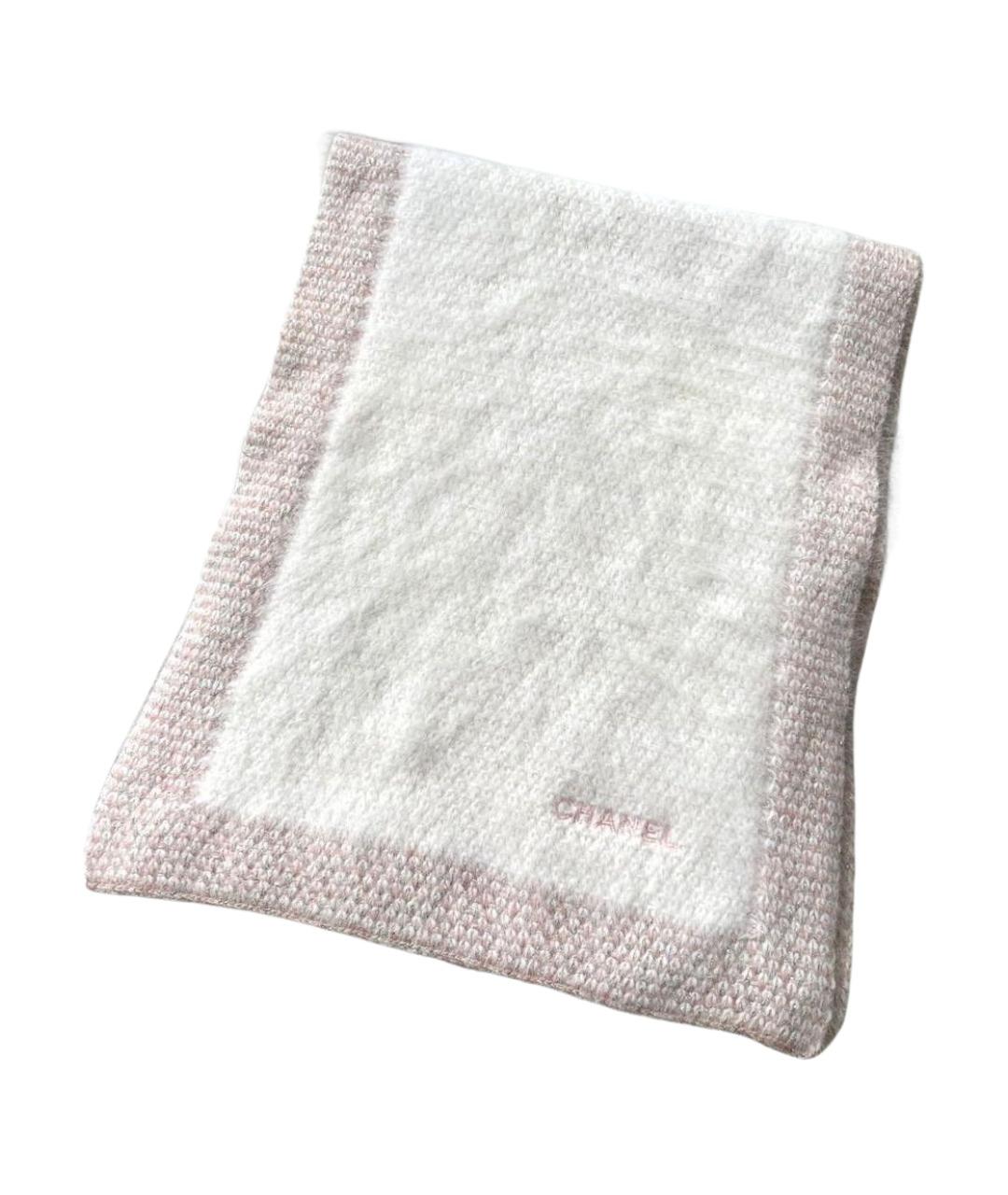 CHANEL Бежевый шарф, фото 1