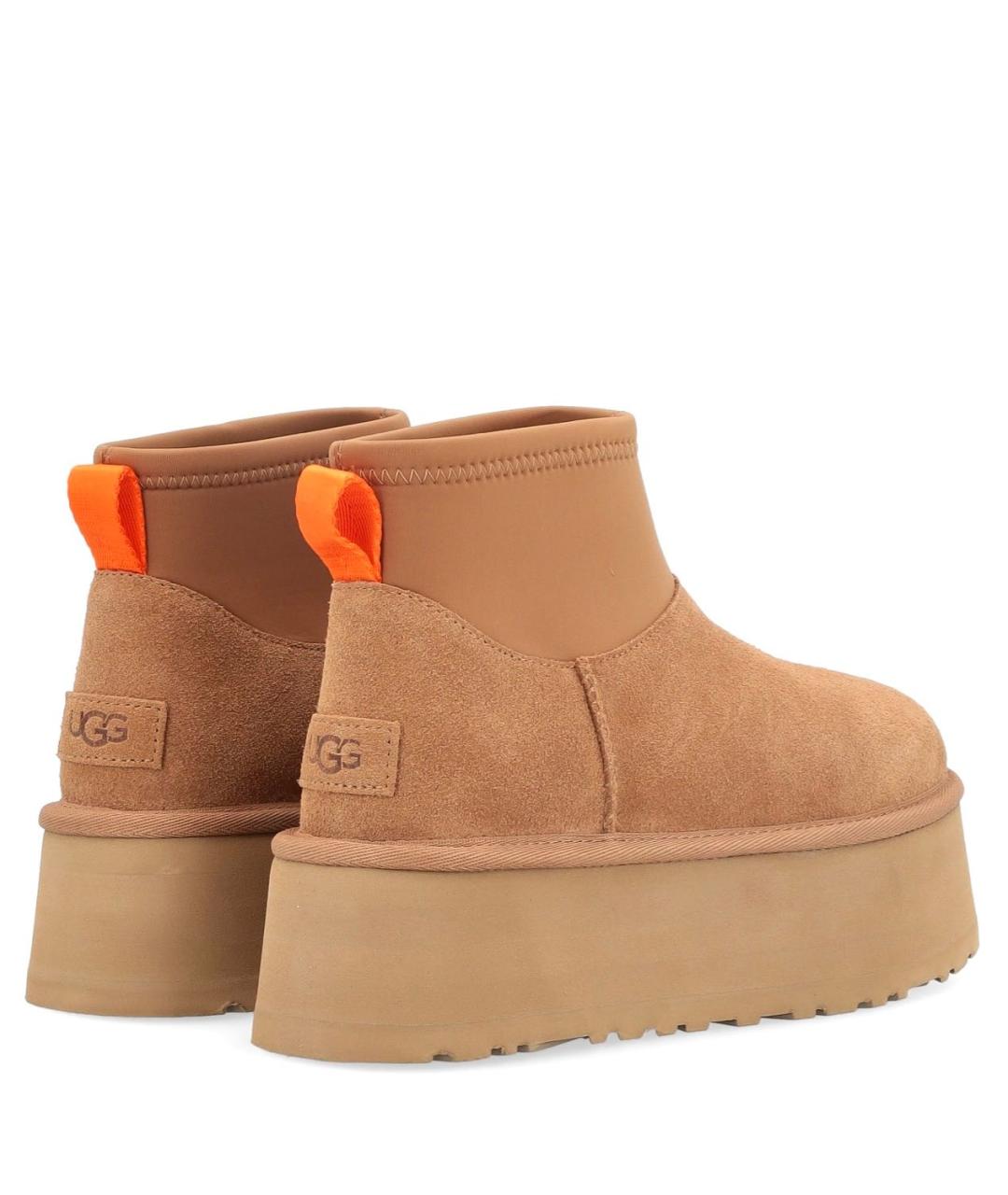 UGG AUSTRALIA Бежевые замшевые ботинки, фото 3