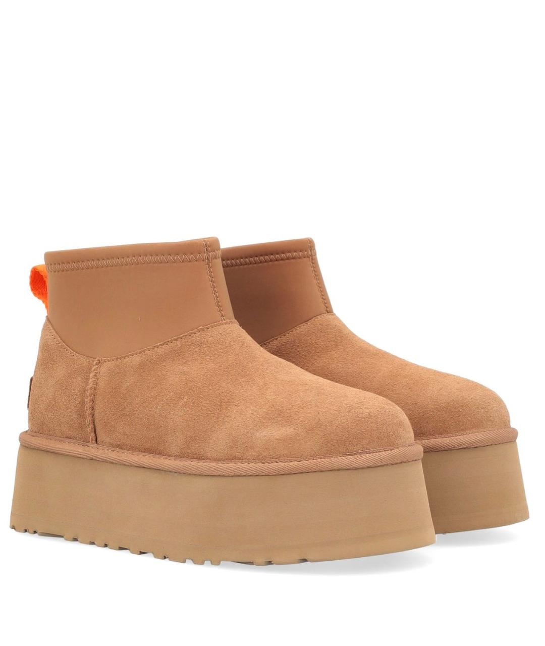 UGG AUSTRALIA Бежевые замшевые ботинки, фото 6