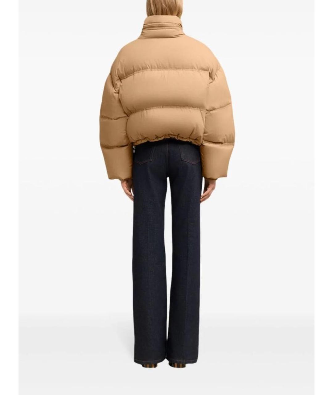 Ami Paris Бежевая полиамидовая куртка, фото 4