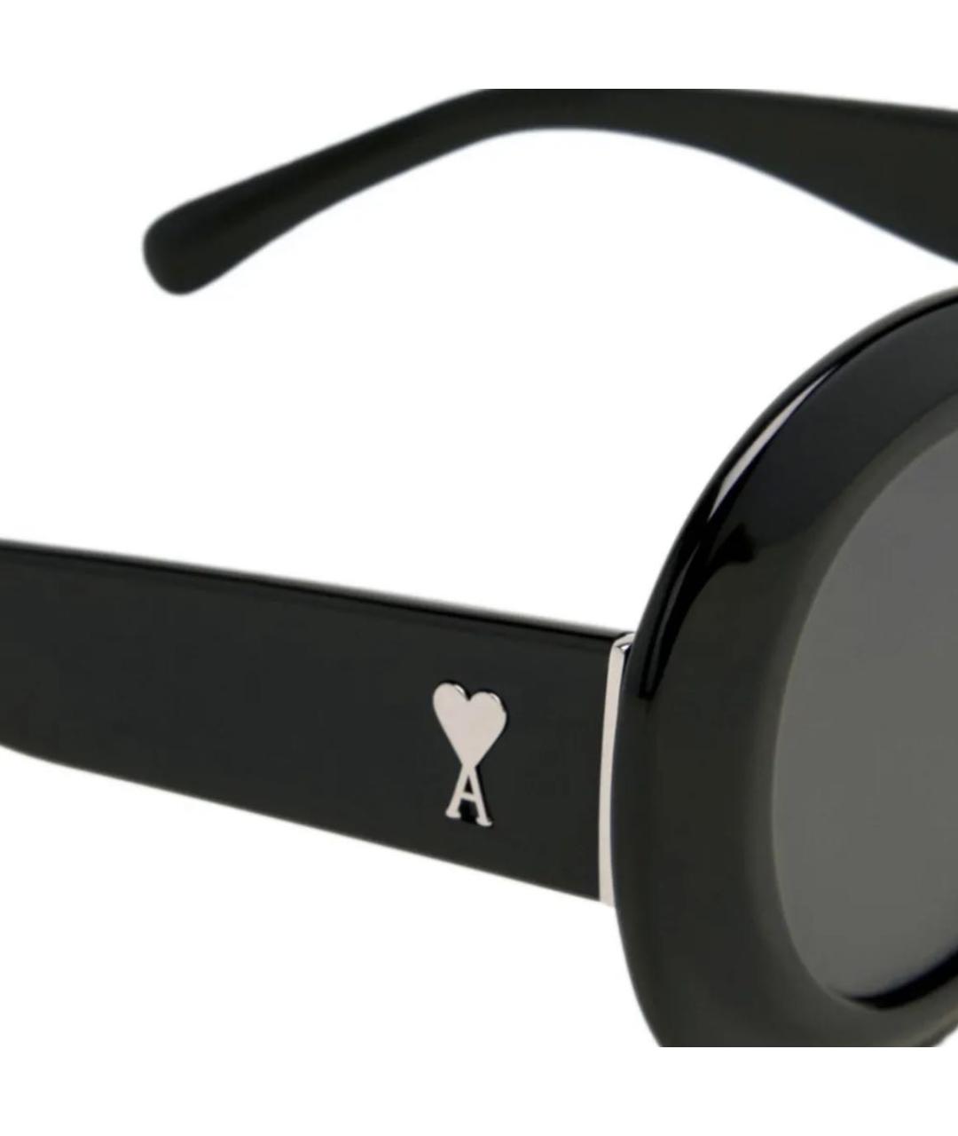 Ami Paris Черные пластиковые солнцезащитные очки, фото 3