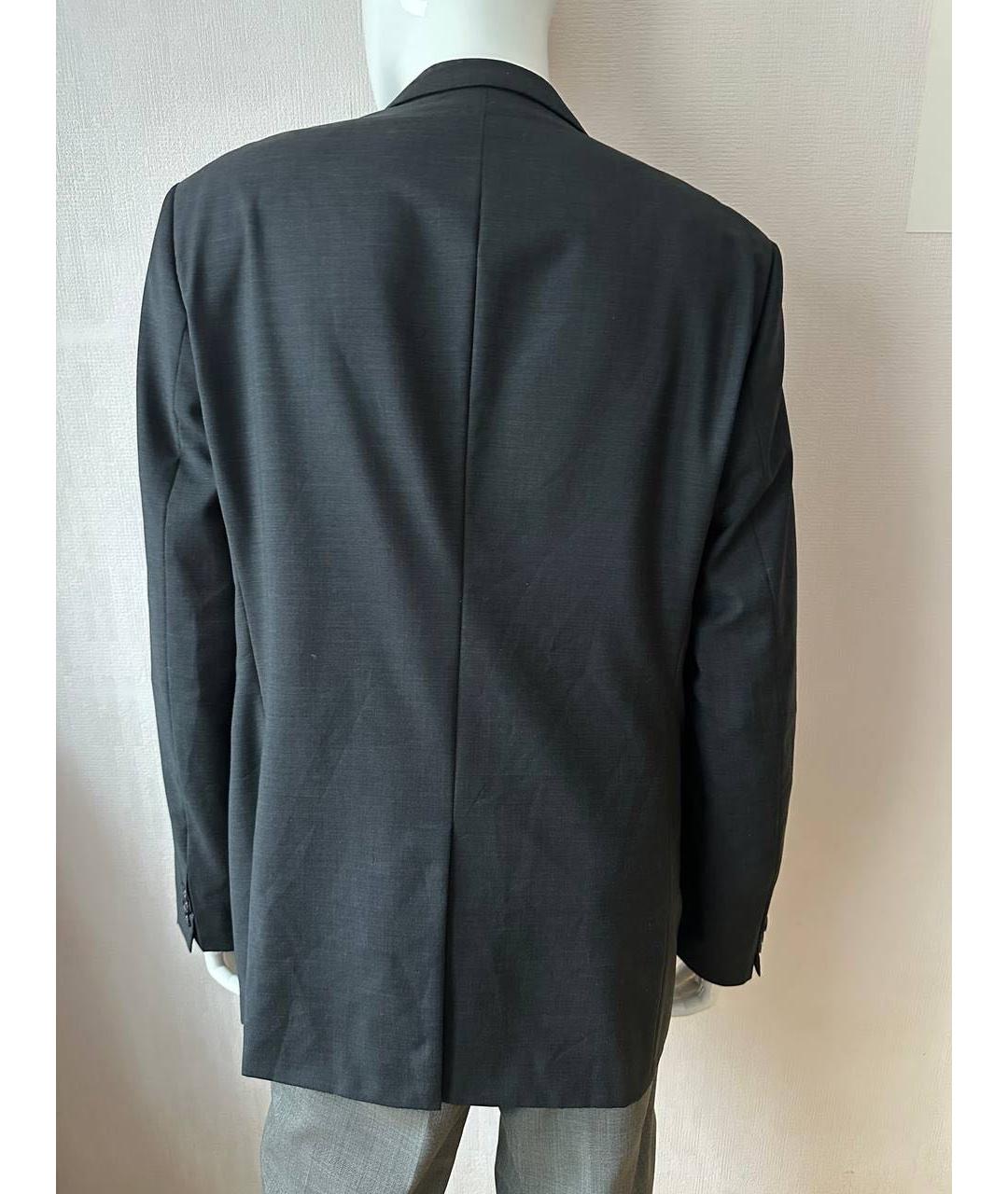 HUGO BOSS Серый шерстяной пиджак, фото 7