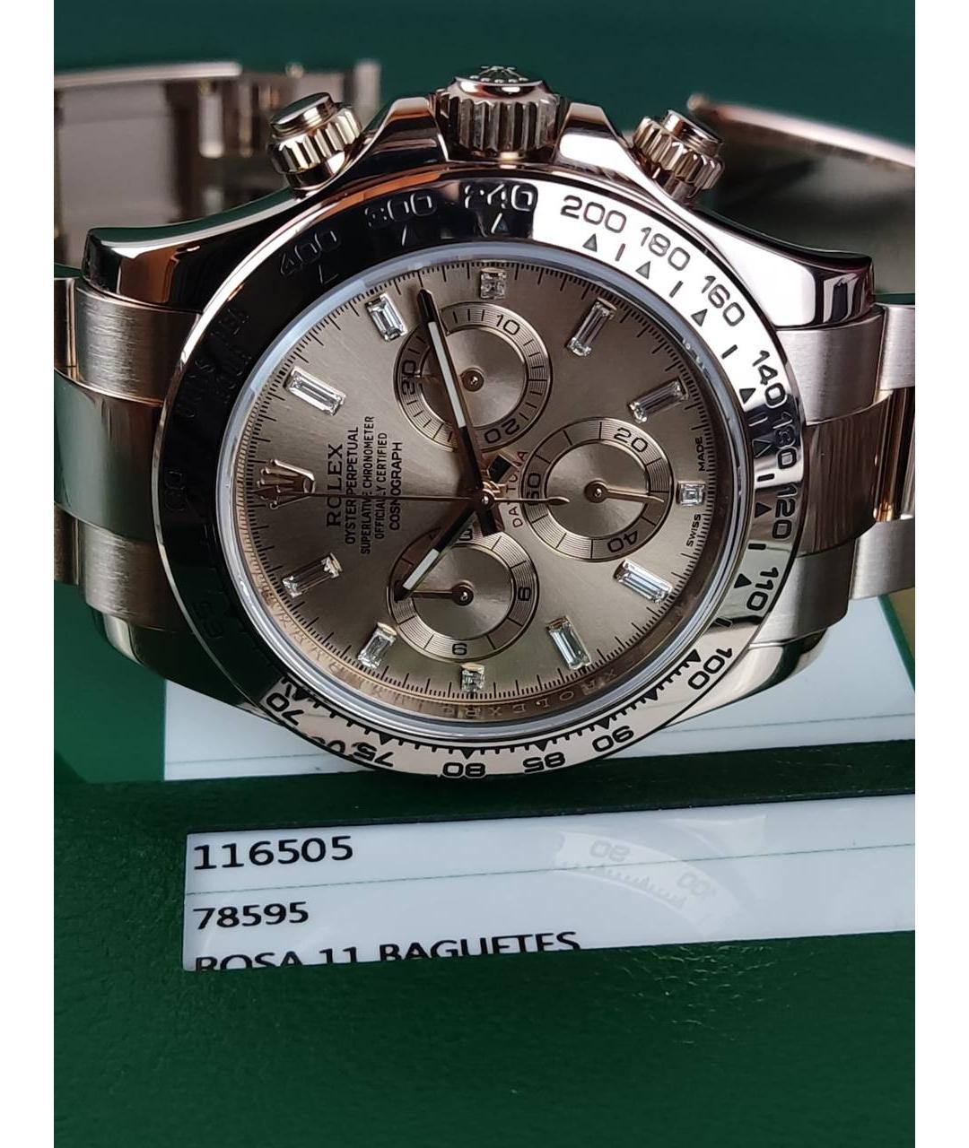 ROLEX Золотые часы из розового золота, фото 3