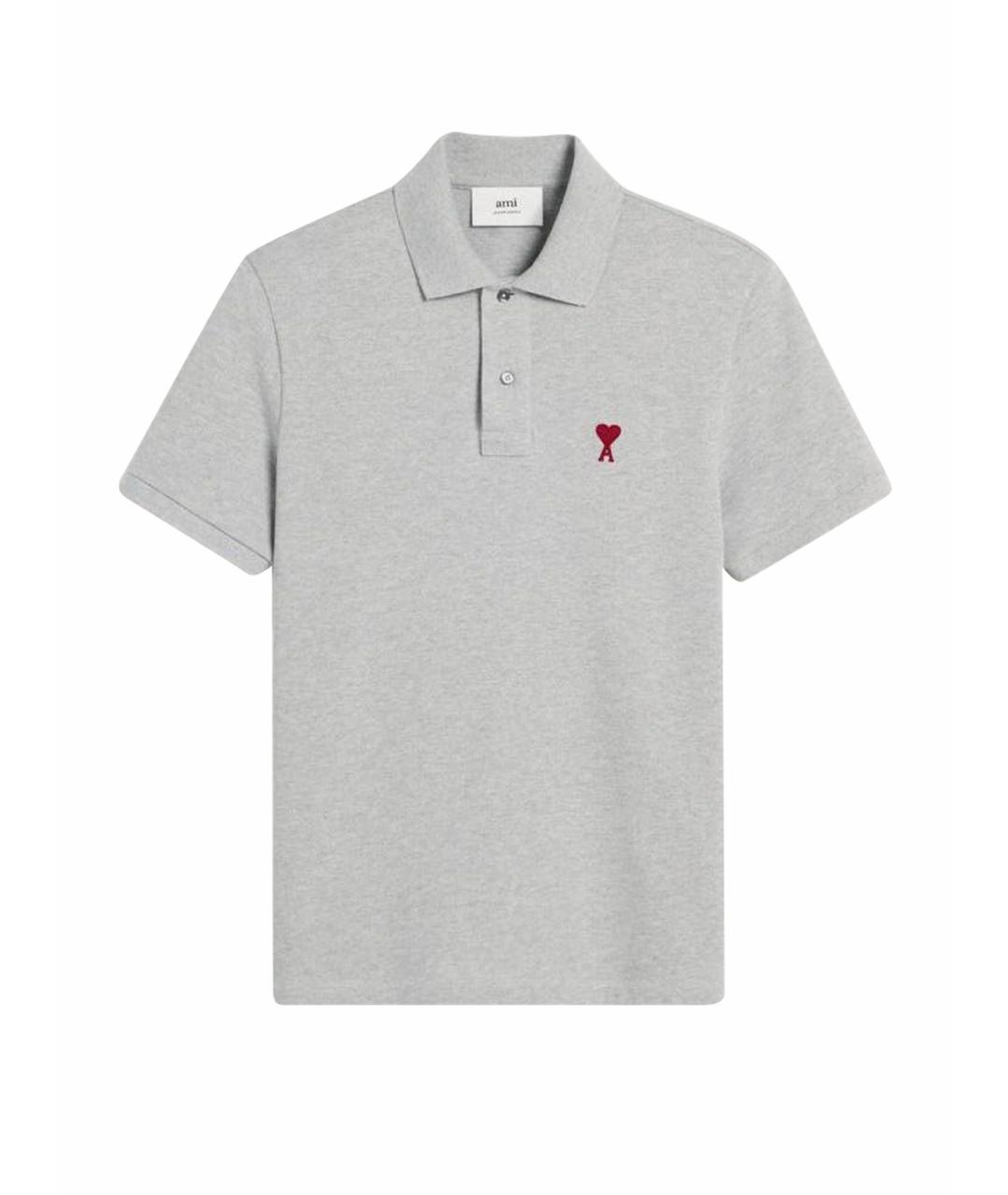 Ami Paris Серая хлопковая рубашка, фото 1