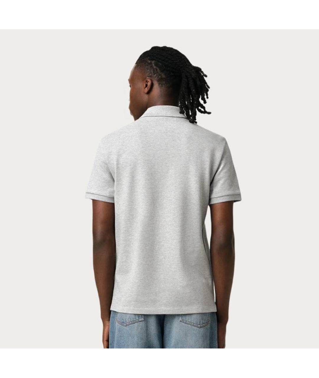 Ami Paris Серая хлопковая рубашка, фото 3