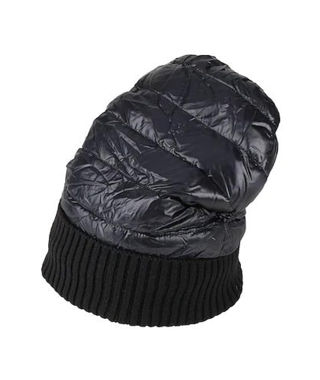 HERNO Черная синтетическая шапка, фото 1